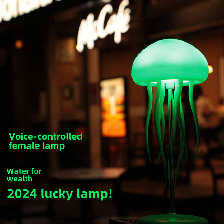 Enchanting Jellyfish Sound-Activated Lamp™
