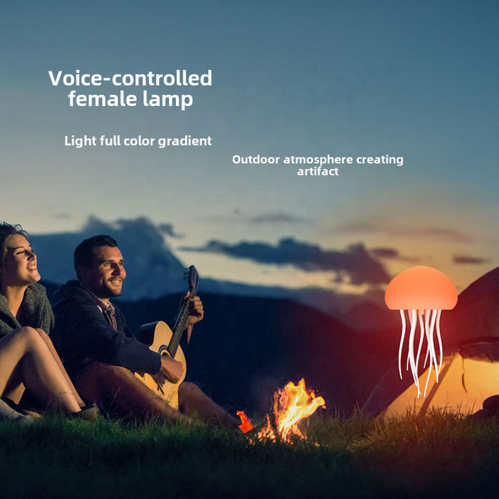 Enchanting Jellyfish Sound-Activated Lamp™